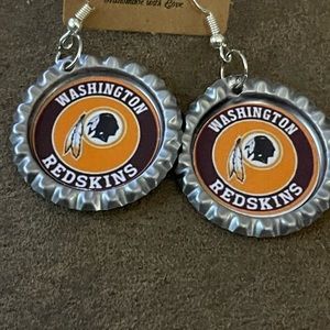 Washington redskins earrings